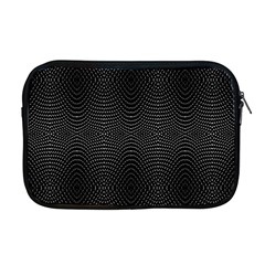 Black And White Kinetic Design Pattern Apple Macbook Pro 17  Zipper Case