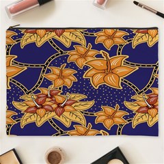 Seamless-pattern Floral Batik-vector Cosmetic Bag (xxxl)