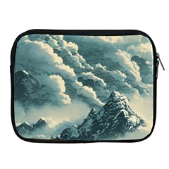 Mountains Alps Nature Clouds Sky Fresh Air Art Apple Ipad 2/3/4 Zipper Cases