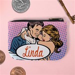 Personalized Couple Lover Name Mini Coin Purse Back