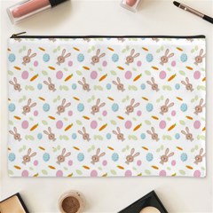 Easter Bunny Pattern Hare Easter Bunny Easter Egg Cosmetic Bag (xxxl)