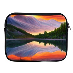 Flaming Sunset Apple Ipad 2/3/4 Zipper Cases