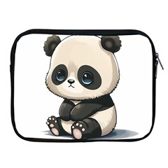 Cute Panda Bear Animal Cartoon Apple Ipad 2/3/4 Zipper Cases