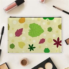 Leaves-140 Cosmetic Bag (large)
