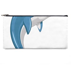 Blue Dolphin Pencil Case