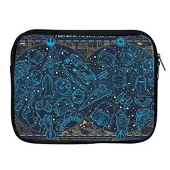 Position Of The Constellations Illustration Star Blue Apple Ipad 2/3/4 Zipper Cases