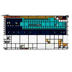 Abstract Statistic Rectangle Classification Pencil Case