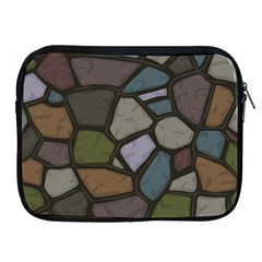 Cartoon-colored-stone-seamless-background-texture-pattern - Apple Ipad 2/3/4 Zipper Cases