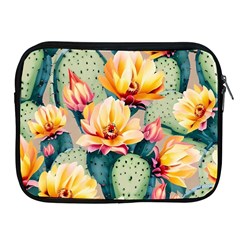 Prickly Pear Cactus Flower Plant Apple Ipad 2/3/4 Zipper Cases
