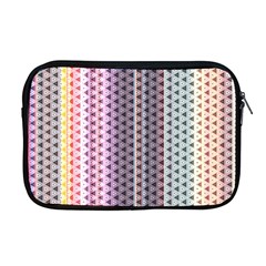 Triangle Stripes Texture Pattern Apple Macbook Pro 17  Zipper Case
