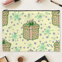 Purple Gifts On A Holy Night   Cosmetic Bag (xxxl)