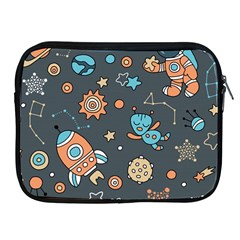 Space Seamless Pattern Art Apple Ipad 2/3/4 Zipper Cases