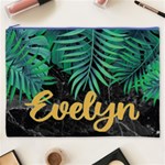 Personalized Tropical Name Cosmetic Bag Cosmetic Bag (XXXL) Front