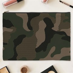 Camo, Abstract, Beige, Black, Brown Military, Mixed, Olive Cosmetic Bag (xxxl)
