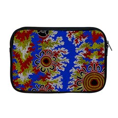 Authentic Aboriginal Art - Waterholes (corella) Apple Macbook Pro 17  Zipper Case