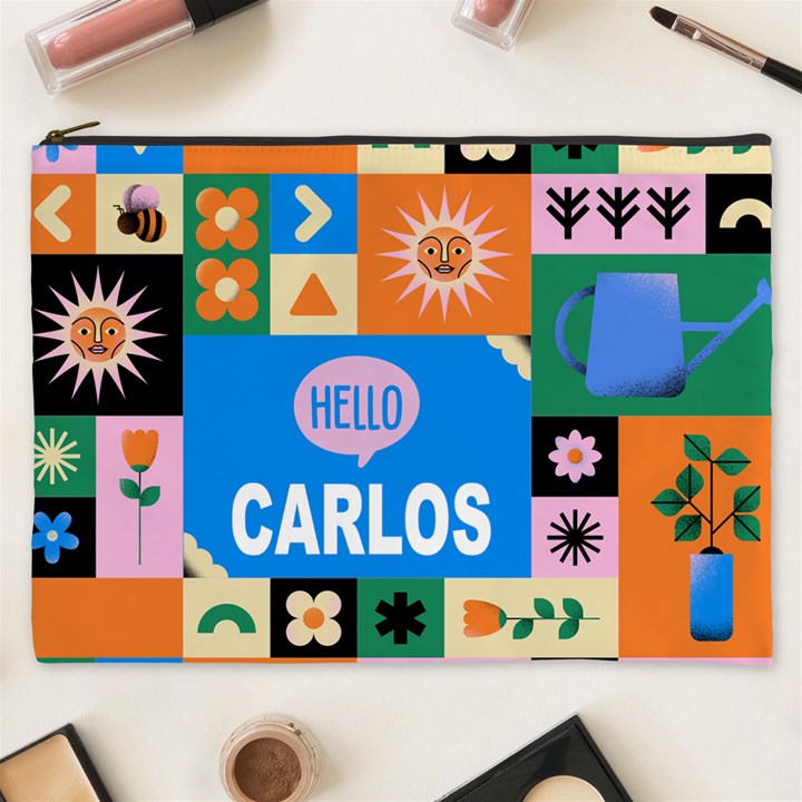 Personalized Graphic Name Cosmetic Bag Cosmetic Bag (XXXL)