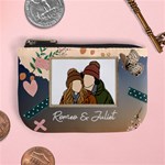 Personalized Photo Illustration Lover Name Mini Coin Purse Mini Coin Purse Front