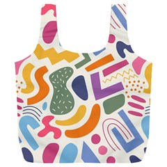 Abstract Pattern Background Full Print Recycle Bag (xxxl)