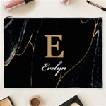 Personalized Initial Name Marble Cosmetic Bag Cosmetic Bag (XXXL) Front