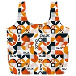 Personalized Geometric Any Text Recycle Bag Full Print Recycle Bag (XXXL) Front