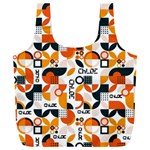 Personalized Geometric Any Text Recycle Bag Full Print Recycle Bag (XXXL) Back