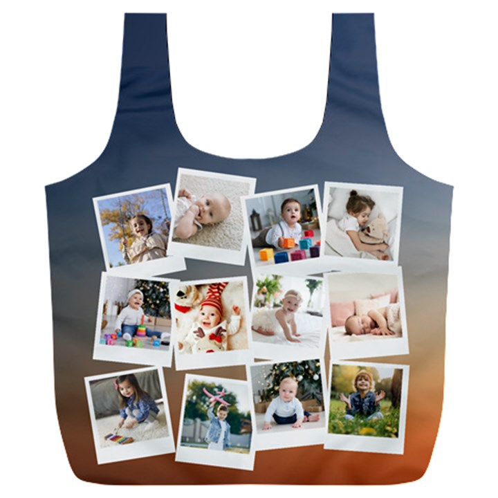 Personalized 12 Polaroid Photo Recycle Bag Full Print Recycle Bag (XXXL)