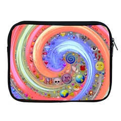 Swirl Vortex Emoji Cyclone Motion Apple Ipad 2/3/4 Zipper Cases