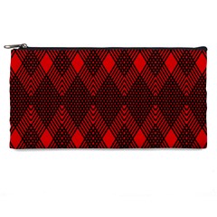 Muster Rot Schwarz Pencil Case