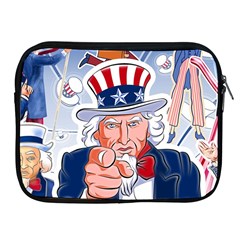 Independence Day United States Of America Apple Ipad 2/3/4 Zipper Cases