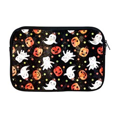 Cool Halloween Ghosts, Adoxali, Autumn Apple Macbook Pro 17  Zipper Case