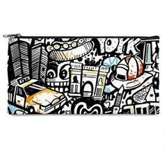 New York City Nyc Broadway Doodle Art Pencil Cases