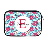 Personalized Name Any Text Fruits Pattern  Apple MacBook Pro 17  Zipper Case Front