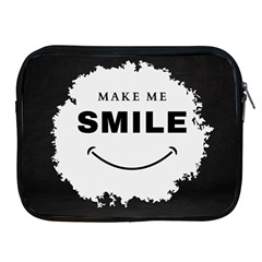 Black And White Simple Make Me Smile T Shirt 20250203 014057 0000 Apple Ipad 2/3/4 Zipper Cases