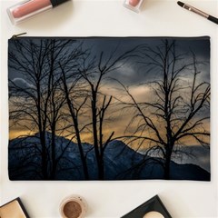 Tree Silhouette At Border Of Nahuel Haupi Lake, Rio Negro, Argentina Cosmetic Bag (xxxl)