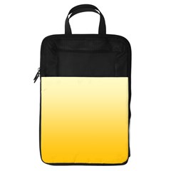 Cream Yellow To Amber Orange Linear Gradient Foldable Shoe Storage Bag