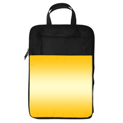 Amber Orange To Cream Yellow Bilinear Gradient Foldable Shoe Storage Bag