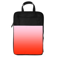 Pink Lace To Scarlet Red Linear Gradient Foldable Shoe Storage Bag