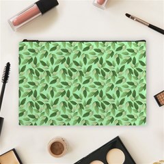 Leaves Pattern Texture Seamless Cosmetic Bag (large)