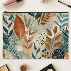 Leaves Pattern Flora Cosmetic Bag (xxxl)