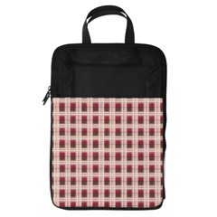 Retro 60s 50s Plaid Pattern 2 Foldable Shoe Storage Bag