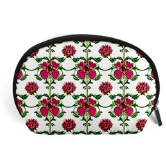 Retro 1880s Flowers Pattern 2 Accessory Pouch (large)