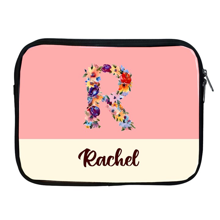 Personalized Initial Name iPad Zipper Case Apple iPad Zipper Case