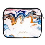 Personalized Name Marble iPad Zipper Case Apple iPad Zipper Case Front