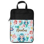 Personalized Name Any Text Mermaid Foldable Shoe Storage Bag Foldable Shoe Storage Bag Front