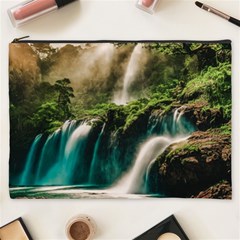 Waterfall Rocks Jungle Forest Cosmetic Bag (xxxl)