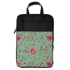 Mid Century Retro Floral 1970s 1960s Pattern 79 Foldable Shoe Storage Bag